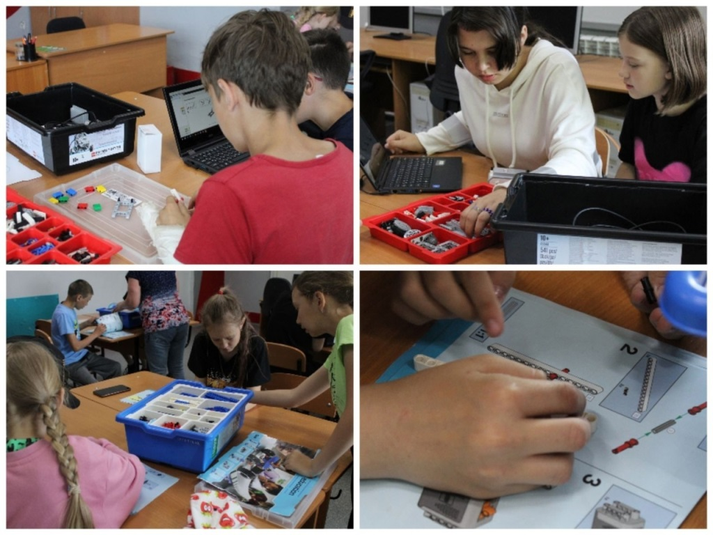 Механические модели из конструкторов LEGO EDUCATION и LEGO MINDSTORMS.