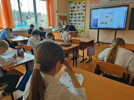 Обучающиеся начальных классов МОУ &amp;quot;Икейская СОШ&amp;quot; приняли участие во Всероссийской просветительской акции «День географии в школе».